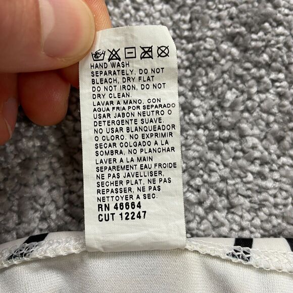 Guess USA Swimwear Bikini Bottom Women Large Multicolor Zebra Side Strap Beach - Picture 6 of 9